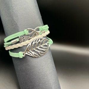 Retro Vintage Leather Rope Woven Bracelet